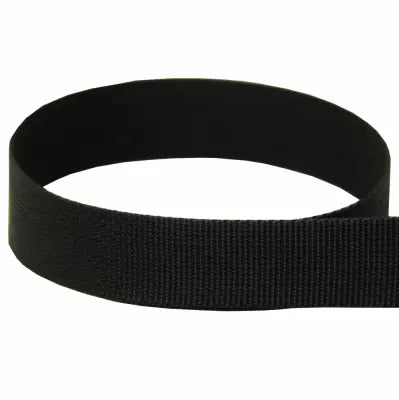 Seconds Black Nylon Webbing The Ribbon Factory