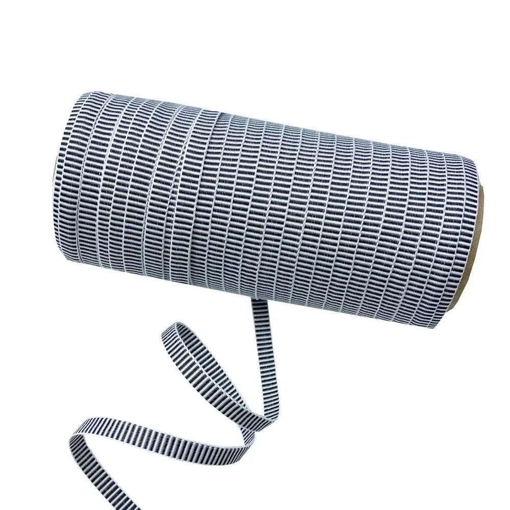 Black & White Peppermint Stripe The Ribbon Factory