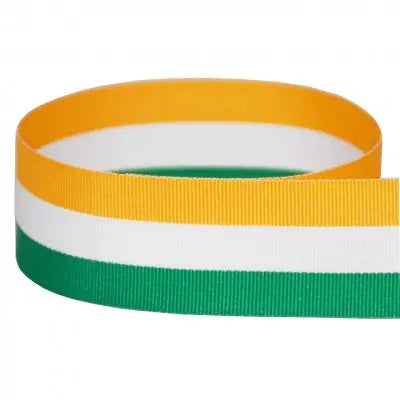 Closeout Gold/White/Emerald The Ribbon Factory