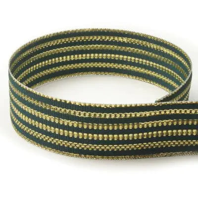 #530 Hunter & Gold Formal The Ribbon Factory