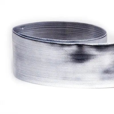 Closeout Silver Lame Wired Tinsel The Ribbon Factory
