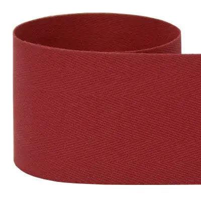 Pat 115 Red Cotton Twill The Ribbon Factory