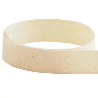 DDD-T 86 Natural Preshrunk Cotton Twill Tape The Ribbon Factory