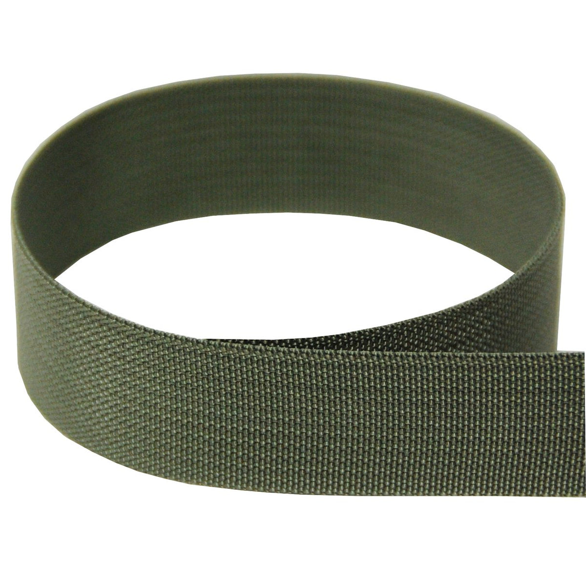 Foliage Green Nylon Webbing The Ribbon Factory