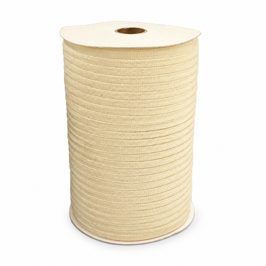 Pat 21 3/8" Natural Pre-Shrunk Cotton Garment Tape