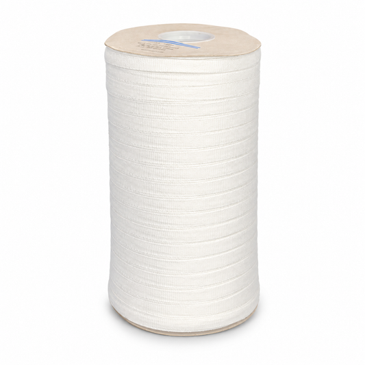 3/8" Pat 21A White Pre-Shrunk Cotton Garment Tape