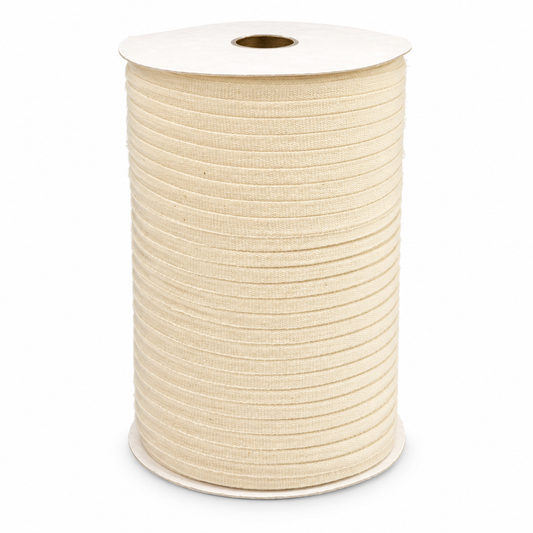 3/8" Pat 21A Natural Pre-Shrunk Cotton Garment Tape