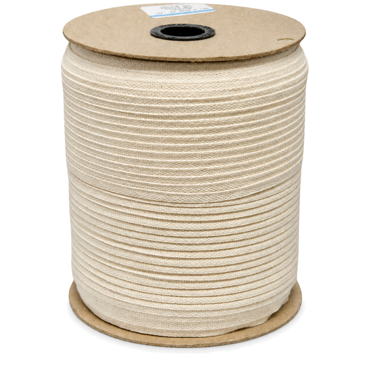 1/4" Pat 17A Natural Pre-Shrunk Cotton Garment Tape