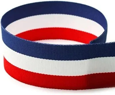Red/White/Royal Blue (SECONDS) The Ribbon Factory
