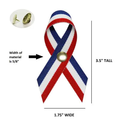 Large Awareness Ribbons (Clutch Pins Attached) The Ribbon Factory