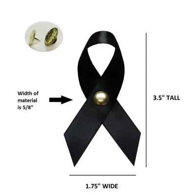 Large Awareness Ribbons (Clutch Pins Attached) The Ribbon Factory