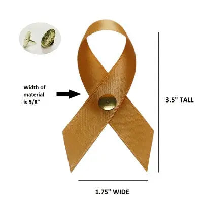 Large Awareness Ribbons (Clutch Pins Attached) The Ribbon Factory