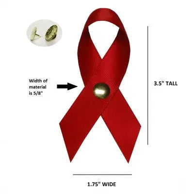 Large Awareness Ribbons (Clutch Pins Attached) The Ribbon Factory