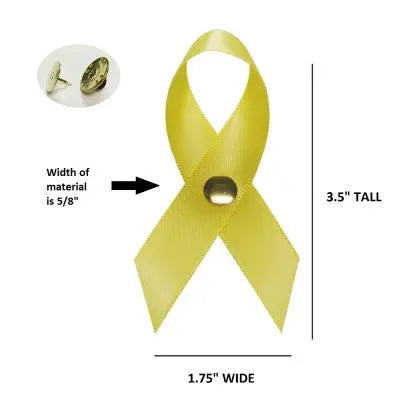 Large Awareness Ribbons (Clutch Pins Attached) The Ribbon Factory