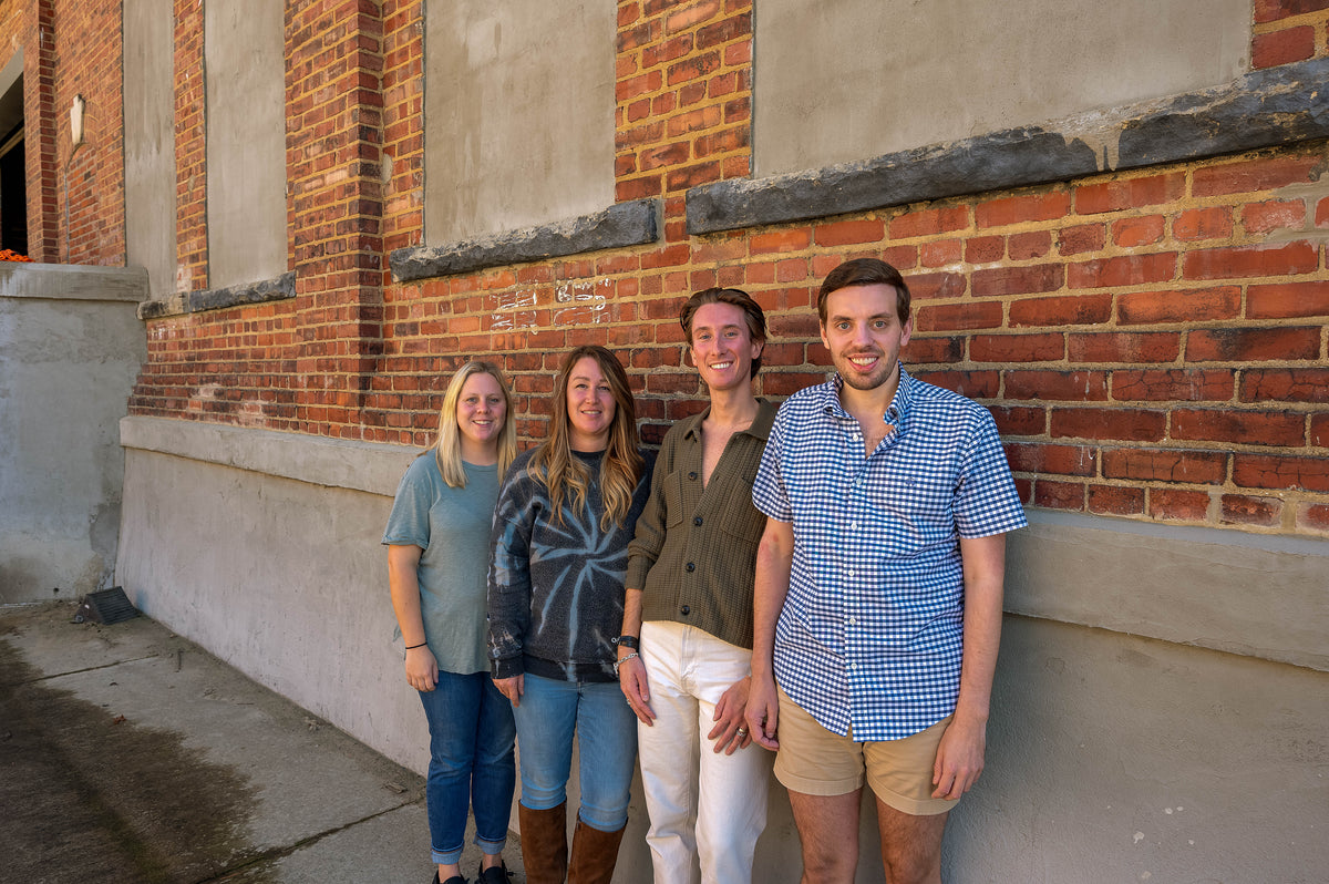 The Ribbon Factory team outside the Titusville mill