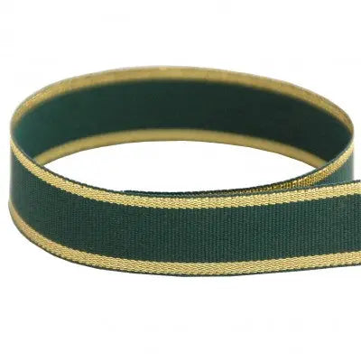 #640 Hunter & Gold Elegance The Ribbon Factory