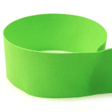 Lime Solid Grosgrain