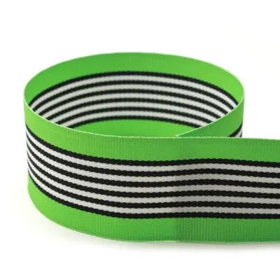 Lime Zebra The Ribbon Factory