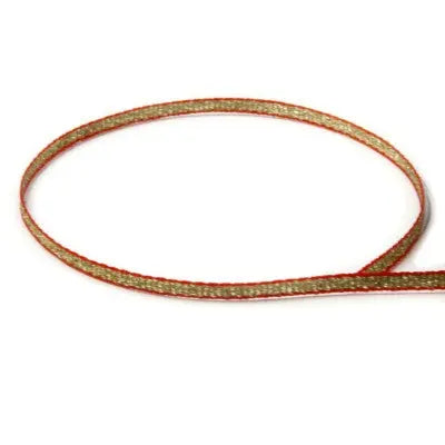 #4-1015 Red & Gold Tinsel The Ribbon Factory