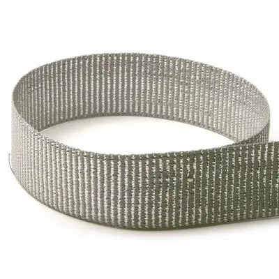 #4-544 Gray & Silver Horizontal The Ribbon Factory