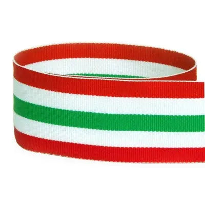 Seconds #411 Red, White & Emerald Holiday The Ribbon Factory