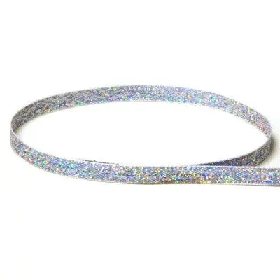 #529S Silver Hologram Tinsel The Ribbon Factory
