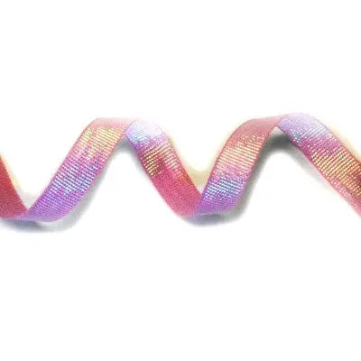 #528P Pink Lame Iridescent Tinsel The Ribbon Factory