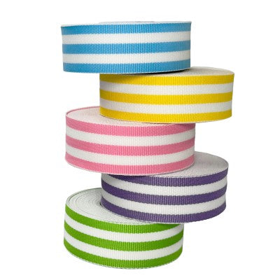 Spring #1 Combo Pack in Baby Blue, Yellow, Pink, Lavender, and Lime Taffy Patterns.