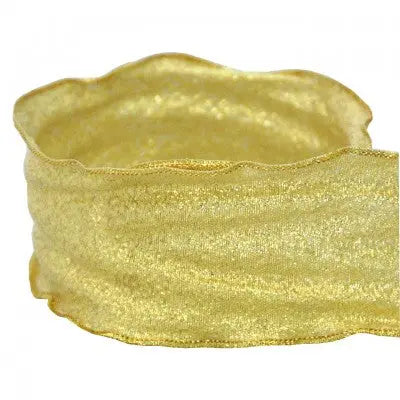 Closeout Gold Sun Ice with Wire The Ribbon Factory
