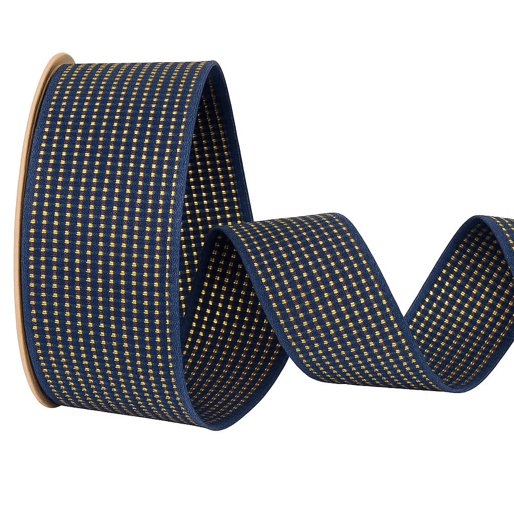 Starry Night Shimmer specialty stripe ribbon