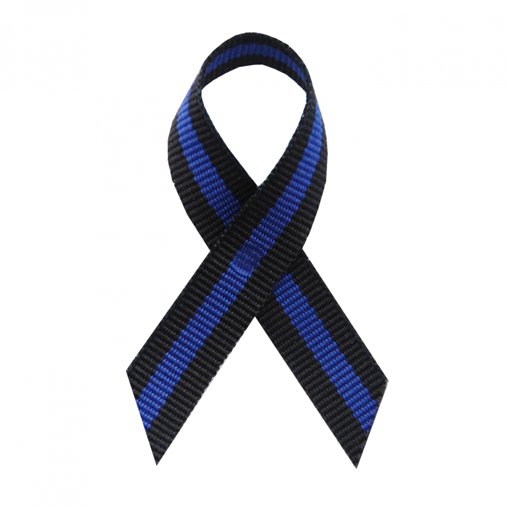 Dark Blue Ribbon Stock Photo - Download Image Now - Alertness