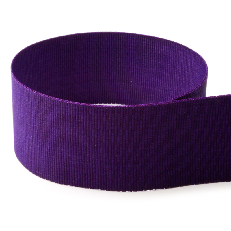 Purple Rustic Gingham Ribbon, 15mm (9/16in) wide *Sold Per Metre*