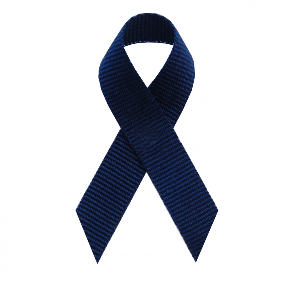Navy Grosgrain Awareness Ribbons