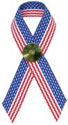 flag awareness ribbon